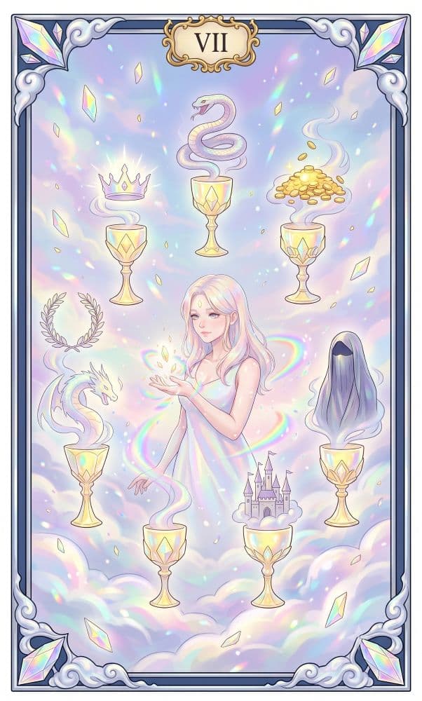 Carte de tarot Sept de Coupes