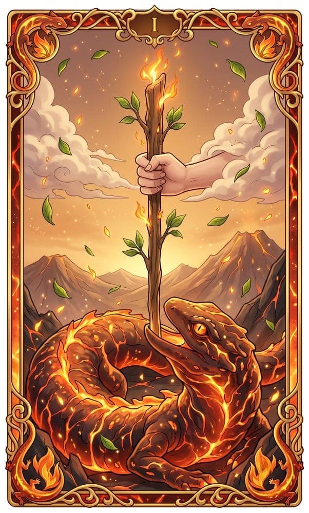 Carte de tarot As de Bâtons