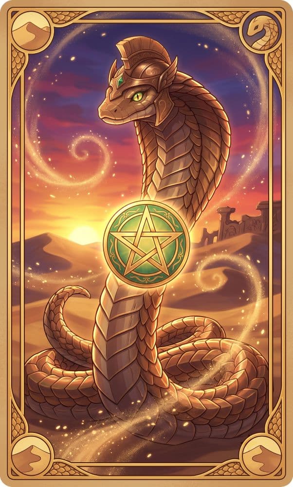 Carte de tarot Cavalier de Pentacles