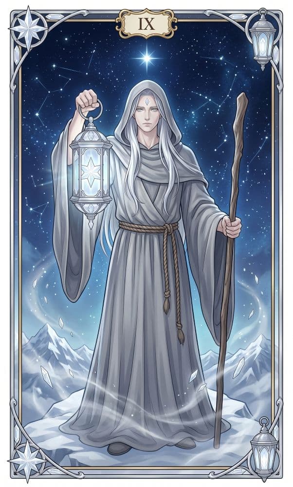 Carte de tarot L'Ermite