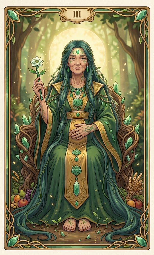 Carte de tarot L'Impératrice