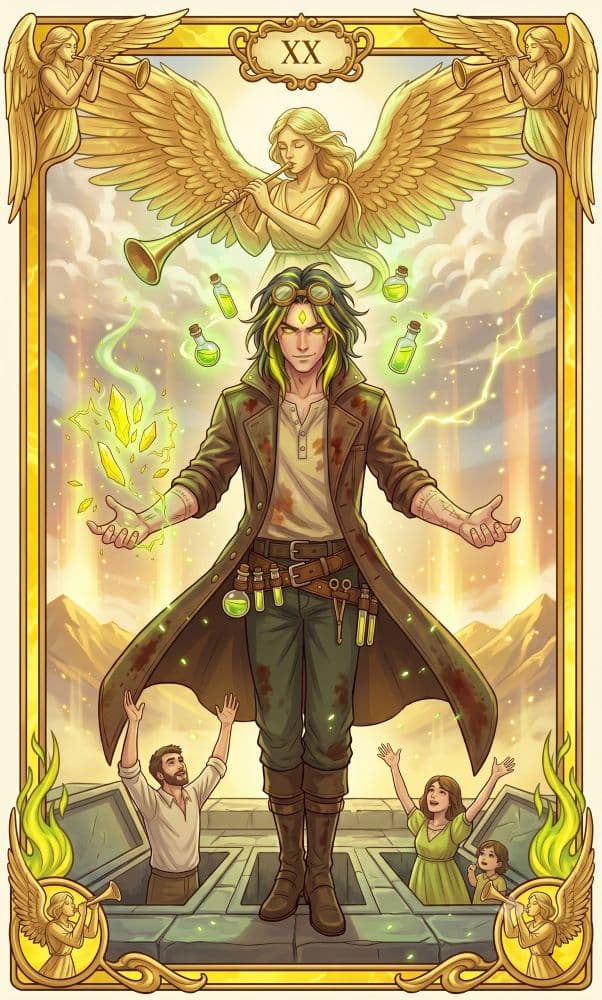 Carte de tarot Le Jugement