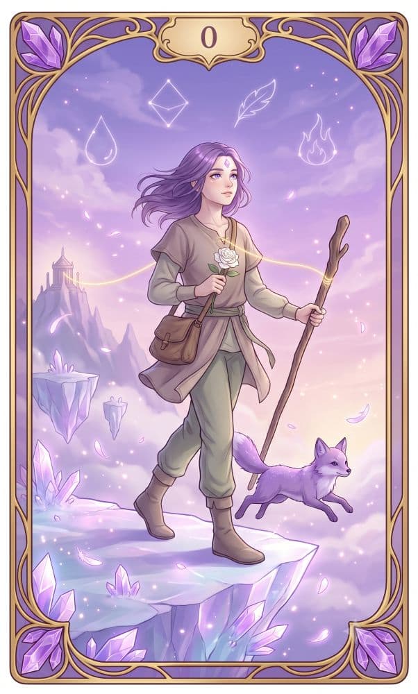 Carte de tarot Le Fou