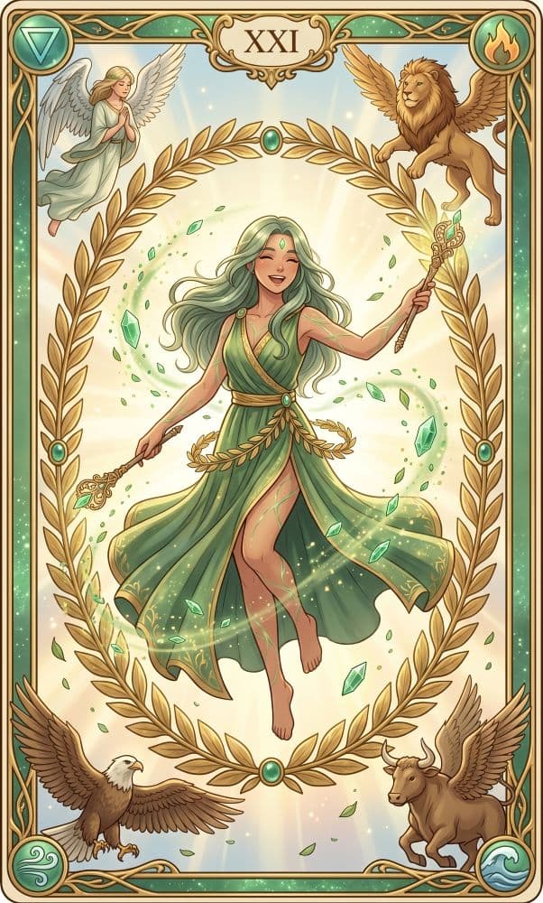 Carte de tarot Le Monde