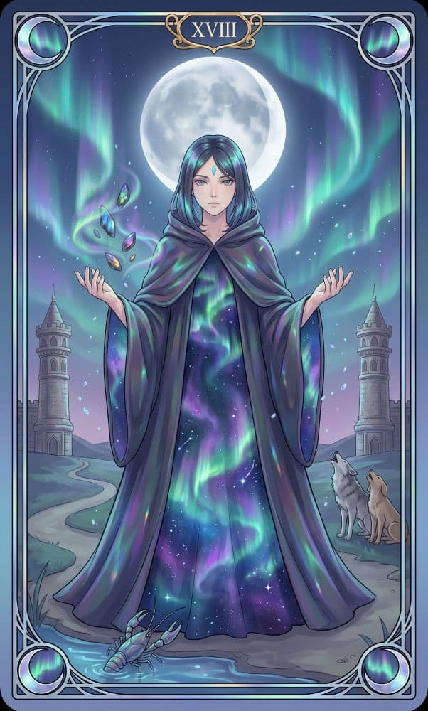 Carte de tarot La Lune