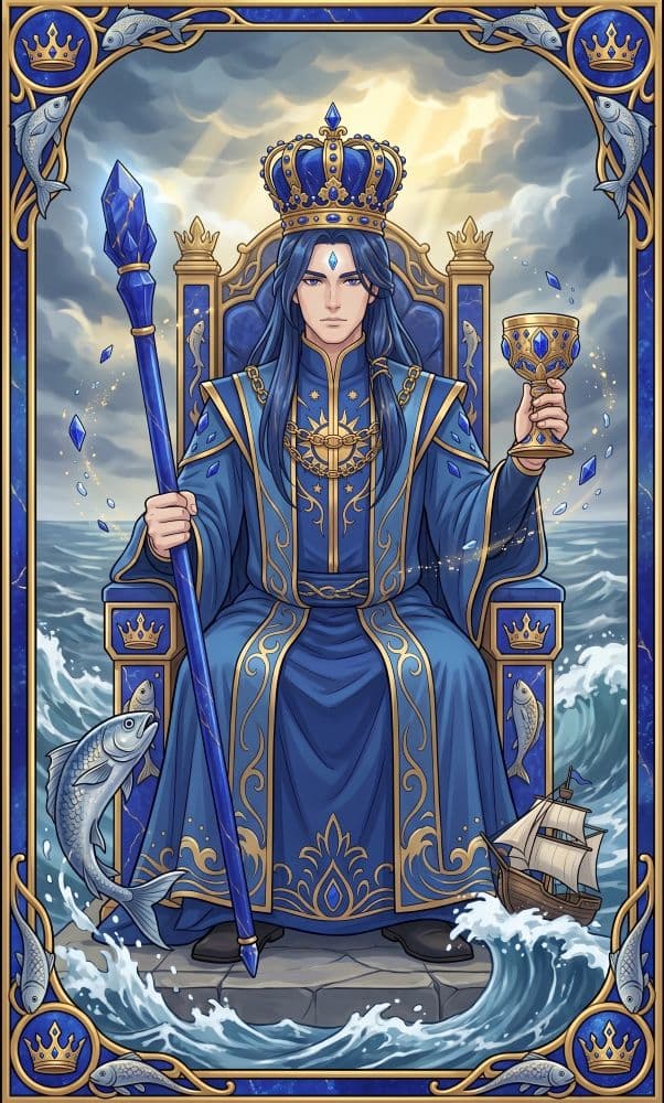 Carte de tarot Roi de Coupes