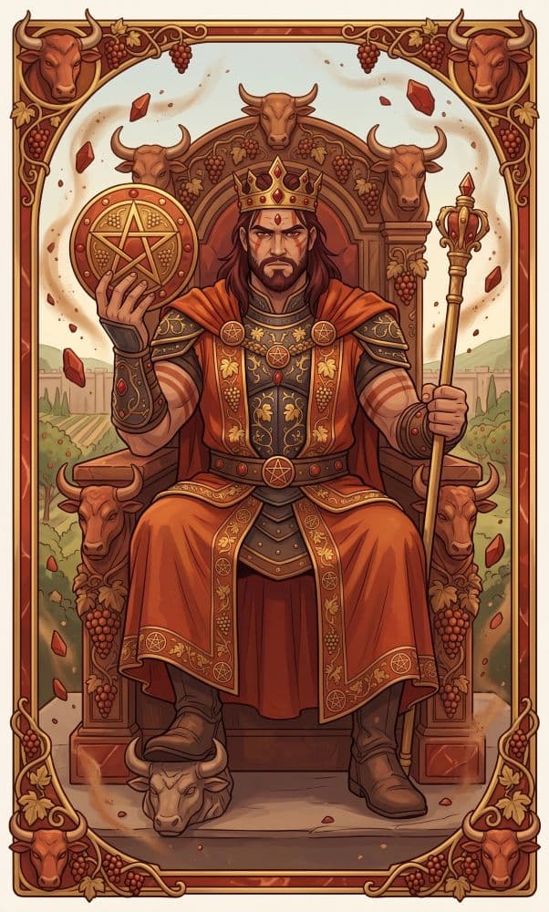 Carte de tarot Roi de Pentacles