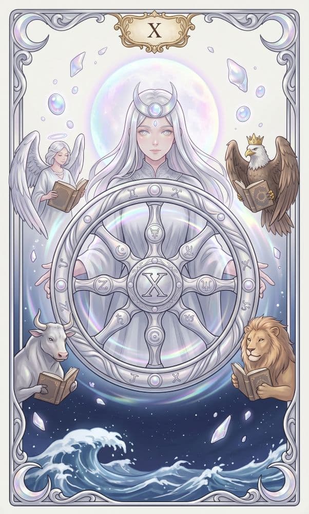 Carte de tarot La Roue de Fortune