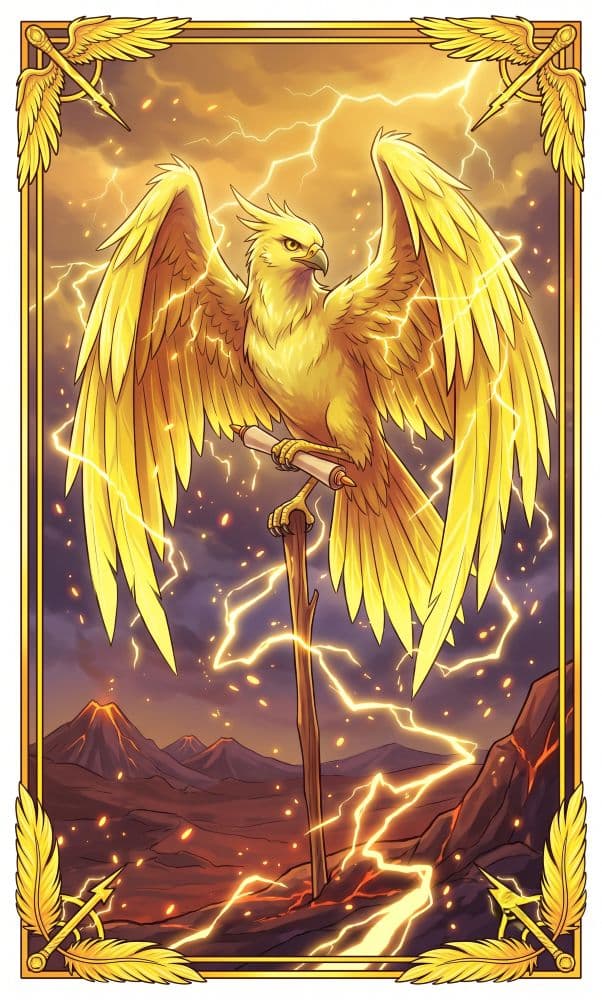 Carte de tarot Valet de Bâtons