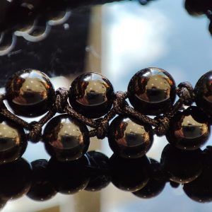 Bracelet agate noire