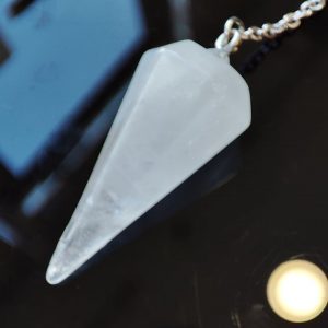 Pendule conique cristal de roche
