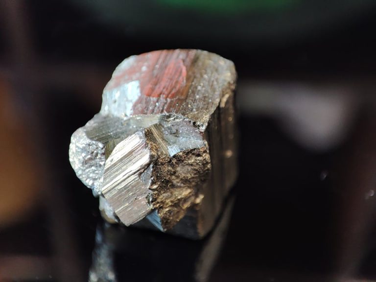 pierre roulée pyrite