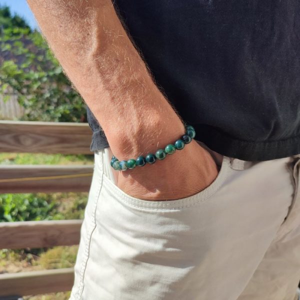 Bracelet Agate mousse
