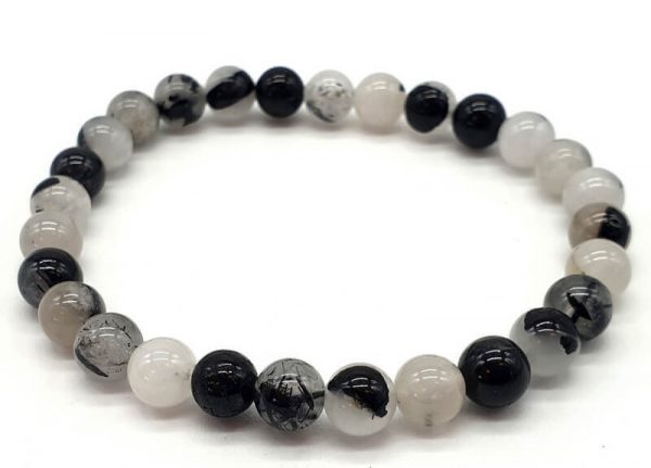 Bracelet quartz tourmaline