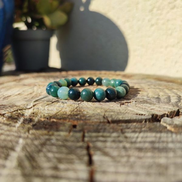 Bracelet Agate mousse