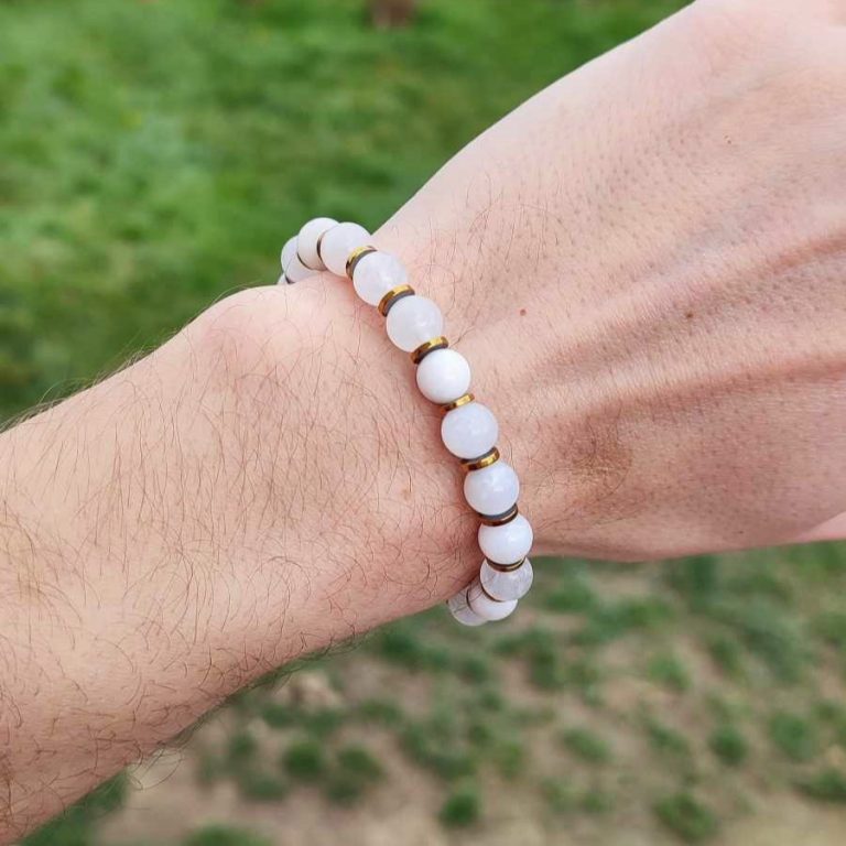 Bracelet Pierre de Lune pour Homme