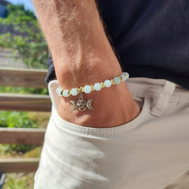 Bracelet Trinité Aigue-Marine