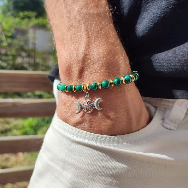 Bracelet Trinité Malachite