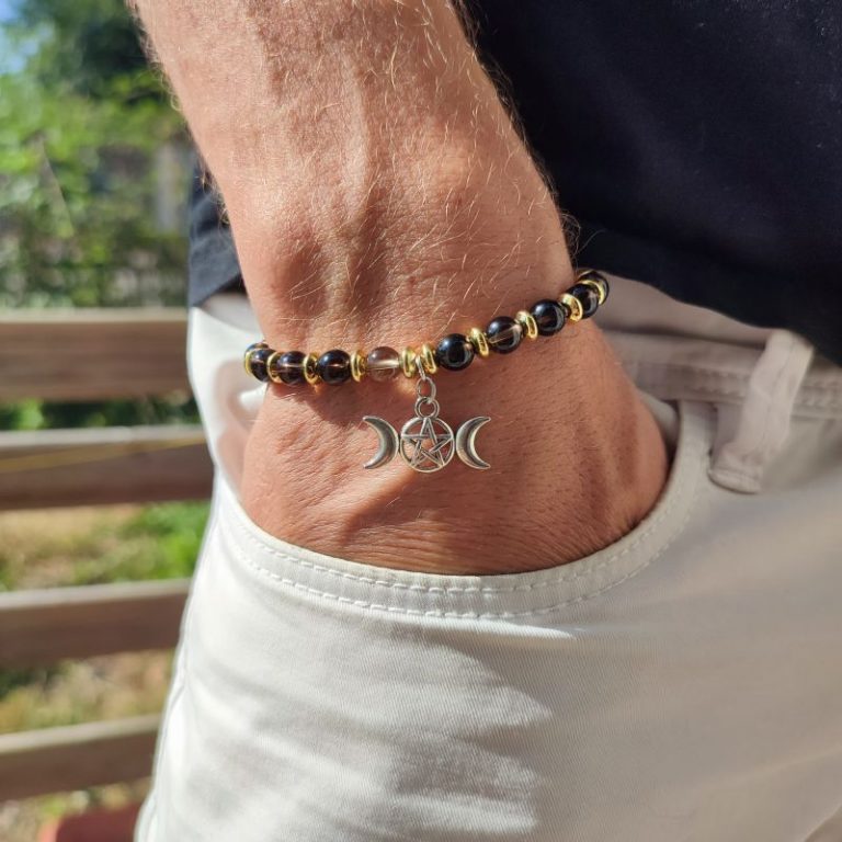Bracelet Trinité Quartz Fumé