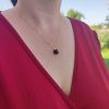 Collier Argent 925 en Onyx