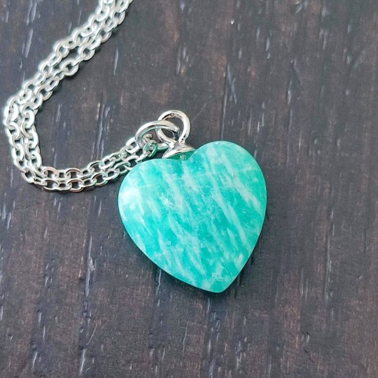Collier en Argent amazonite