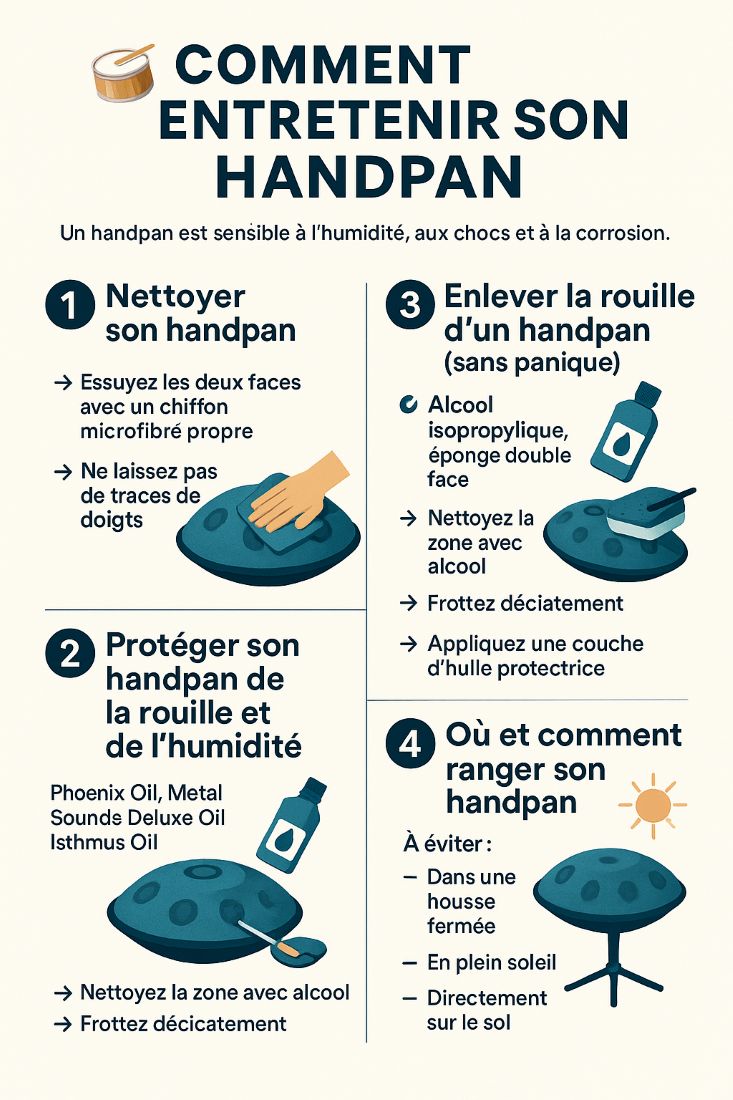 Comment entretenir son handpan