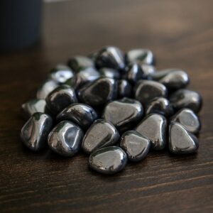 pierre roulée hématite xl